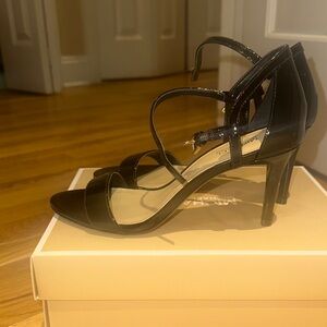 Michael Kors Black Strappy Heels